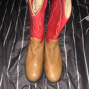 Ostrich boots